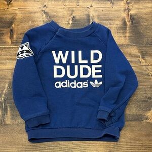 Adidas Kids Navy Wild Dude Hoodie